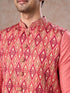 Manyavar Coral Elegance Kurta Jacket Set