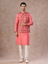 Manyavar Coral Elegance Kurta Jacket Set