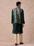 Manyavar Emerald Elegance Kurta Jacket Set