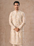 Manyavar Pista Green Wedding Kurta Jacket Set