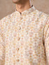 Manyavar Pista Green Wedding Kurta Jacket Set
