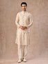 Manyavar Pista Green Wedding Kurta Jacket Set