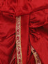 JBN CREATION Boy's Gold And Maroon Angrakha Kurta and Dhoti Set