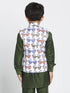 Vastramay Cotton Satin Blend Multicolor Baap Beta Ethnic Jacket