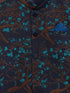 JBN CREATION Boys' Turquoise And Black Jacquard Nehru Jacket