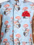 JBN CREATION Boy's Multicolor Cotton Silk Blend Nehru Jacket