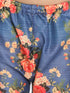 JBN CREATION Blue Twill Jacket, Printed Kurta and Pyjama Set