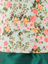 JBN Creation Boys Aqua Floral Printed Nehru Jacket