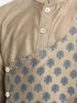 JBN Creation Boys' Chiku Cotton Blend Kurta Pyjama Set