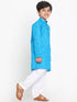 JBN Creation Boys Self Design Kurta and Pyjama Set