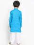 JBN Creation Boys Self Design Kurta and Pyjama Set