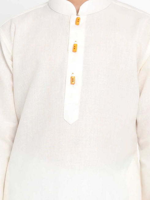 Vastramay Boy's Cotton Kurta and Pyjama Set