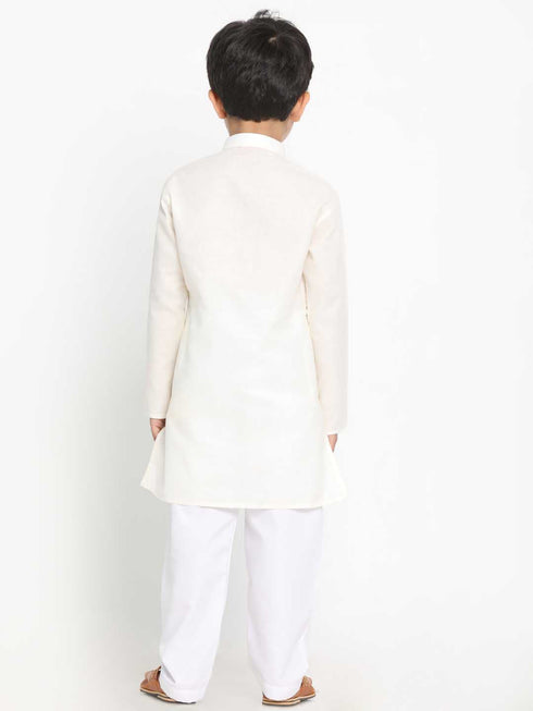 Vastramay Boy's Cotton Kurta and Pyjama Set