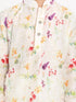 Vastramay Boy's Printed Cream Cotton Blend Kurta and Pyjama Set