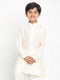 Vastramay Boys Cream-Coloured Kurta