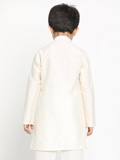Vastramay Boys Cream-Coloured Kurta