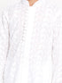 JBN CREATION Boy's White Lukhnowi Chikankari Kurta