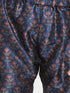 Vastramay Boys Silk Blend Digital Printed Kurta and Pyjama Set