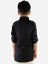Vastramay Boy's Black Pathani Kurta