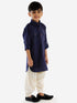 Vastramay Boys' Blue Pathani Kurta