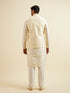 Manyavar Light Cream Buta Patterned Jacket
