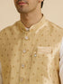 Manyavar Golden Fawn Buta Patterned Jacket