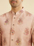 Manyavar Dusty Pink Celebration Kurta Jacket Set