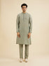 Manyavar Emerald Radiance Kurta Jacket Set