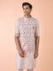 Manyavar Regal Beige Kurta Jacket Set