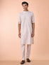 Manyavar Regal Beige Kurta Jacket Set