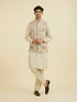Manyavar Natural Elegance Jacket Set