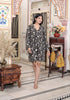 Miravan Womens Pure Cotton Black Long Sleeve Floral Printed Stylish Jumpsuit