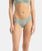 Jockey Medium Coverage Tencel Lyocell Mid Waist Bikini With Concealed Waistband | Iceberg Green