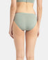 Jockey Medium Coverage Tencel Lyocell Mid Waist Bikini With Concealed Waistband | Iceberg Green