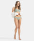 Jockey Medium Coverage Tencel Lyocell Mid Waist Bikini With Concealed Waistband | Iceberg Green