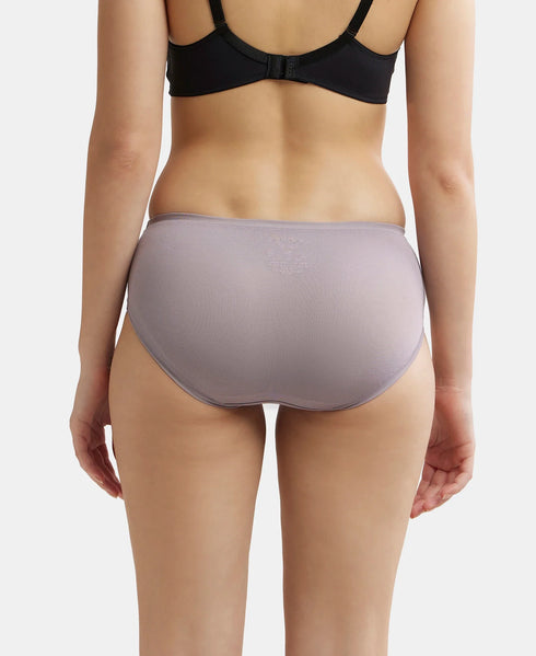 Jockey High Coverage Tencel Lyocell High Waist Hipster With Concealed Waistband | Minimal Grey