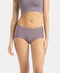 Jockey Full Coverage Tencel Lyocell Mid Waist Full Brief With Concealed Waistband | Minimal Grey
