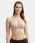 Jockey Wirefree Padded Tencel Lyocell Stretch Full Coverage Multiway T-Shirt Bra with Adjustable Straps - Mushroom