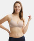 Jockey Wirefree Padded Tencel Lyocell Stretch Full Coverage Multiway T-Shirt Bra with Adjustable Straps - Mushroom