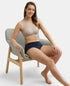 Jockey Wirefree Padded Tencel Lyocell Stretch Full Coverage Lounge Bra with Stay Fresh Properties and Removable Pads - Mushroom