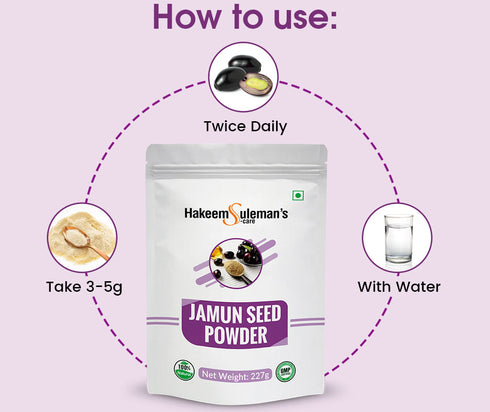Atiya Herbs Jamun Seed Powder
