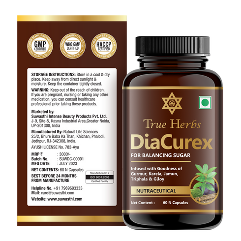 suwasthi True Herbs Diacurex Tablets