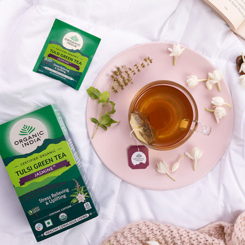 Organic India Tulsi Green Tea Jasmine