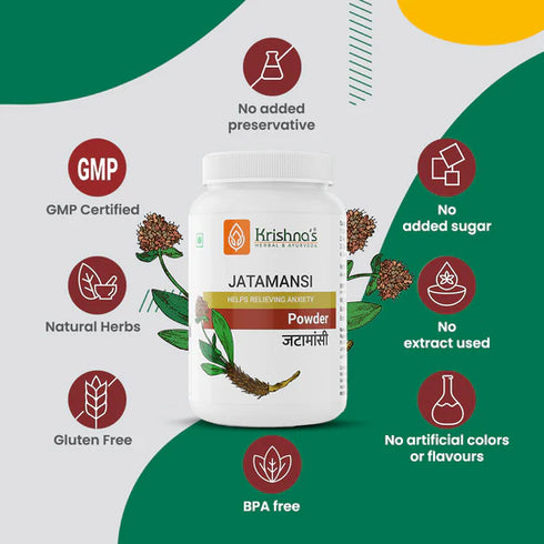 Krishna'S Herbal & Ayurveda Jatamansi Powder