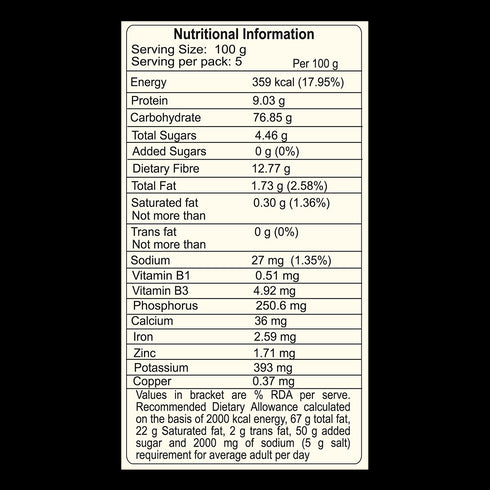 Patanjali Jau Atta | Barley Flour | 500g