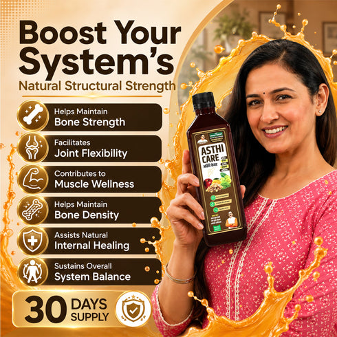 Jeena Sikho Asthi Care Juice Ayurvedic Bone Strength Joint Flexibility and Muscle Support