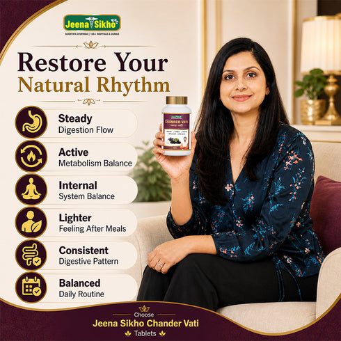 Jeena Sikho Chander Vati Tablets Ayurvedic Digestive and Metabolism Support