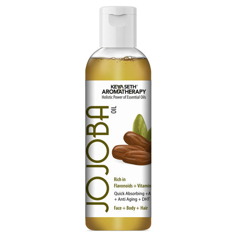 Keya Seth Aromatherapy Jojoba Oil for Face, Body & Hair Moisturizing
