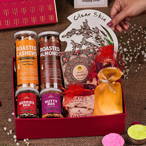 Omay Foods Joyful Radiance Holi Gift Box