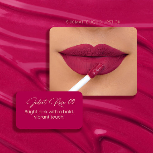 Parul Garg Beauty Juliet Rose 09: Silk Matte Liquid Lipstick